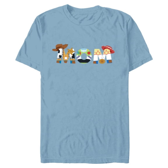 Disney and Pixar’s Toy Story Mom Mother’s Day Birthday - Short Sleeve Blended T-Shirt for Adults - Customized-Ocean Blue