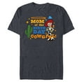 thumbnail image 1 of Disney and Pixar’s Toy Story Mom of the Birthday Cowgirl - Short Sleeve Blended T-Shirt for Adults - Customized-Denim Snow Heather, 1 of 5