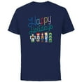 thumbnail image 1 of Disney and Pixar’s Toy Story Nutcracker Happy Holidays - Short Sleeve Cotton T-Shirt for Adults - Customized-Navy, 1 of 5