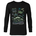 thumbnail image 1 of Disney and Pixar’s Toy Story Pizza Planet Aliens Neon - Long Sleeve T-Shirt for Men - Customized-Black, 1 of 5