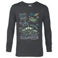 thumbnail image 1 of Disney and Pixar’s Toy Story Pizza Planet Aliens Neon - Long Sleeve T-Shirt for Men - Customized-Charcoal Heather, 1 of 5