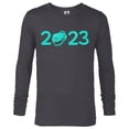 thumbnail image 1 of Disney and Pixar’s Toy Story Rex 2023 New Year - Long Sleeve T-Shirt for Men - Customized-Charcoal Heather, 1 of 5