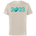 thumbnail image 1 of Disney and Pixar’s Toy Story Rex 2023 New Year - Short Sleeve Cotton T-Shirt for Adults - Customized-Natural, 1 of 5