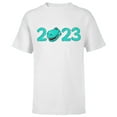 thumbnail image 1 of Disney and Pixar’s Toy Story Rex 2023 New Year - Short Sleeve T-Shirt for Kids - Customized-White, 1 of 5