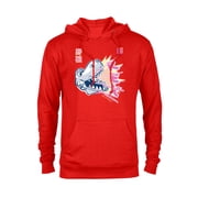 Disney and Pixar s Toy Story Rex Anime Japanese - Pullover Hoodie for Adults - Customized-Red