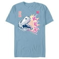 thumbnail image 1 of Disney and Pixar’s Toy Story Rex Anime Japanese - Short Sleeve Blended T-Shirt for Adults - Customized-Ocean Blue, 1 of 5