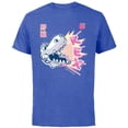 thumbnail image 1 of Disney and Pixar’s Toy Story Rex Anime Japanese - Short Sleeve Cotton T-Shirt for Adults - Customized-Royal Heather, 1 of 5