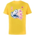 thumbnail image 1 of Disney and Pixar’s Toy Story Rex Anime Japanese - Short Sleeve Cotton T-Shirt for Adults - Customized-Yellow, 1 of 5