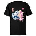 thumbnail image 1 of Disney and Pixar’s Toy Story Rex Anime Japanese - Short Sleeve T-Shirt for Kids - Customized-Black, 1 of 5