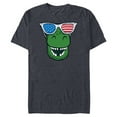 thumbnail image 1 of Disney and Pixar’s Toy Story Rex Fourth of July - Short Sleeve Blended T-Shirt for Adults - Customized-Navy Heather, 1 of 5