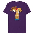 thumbnail image 1 of Disney and Pixar’s Toy Story Seventh Birthday 7 Years Old - Short Sleeve Blended T-Shirt for Adults - Customized-Purple, 1 of 5