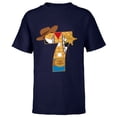 thumbnail image 1 of Disney and Pixar’s Toy Story Seventh Birthday 7 Years Old - Short Sleeve T-Shirt for Kids - Customized-Navy, 1 of 5