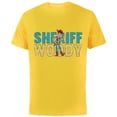 thumbnail image 1 of Disney and Pixar’s Toy Story Sheriff Woody - Short Sleeve Cotton T-Shirt for Adults - Customized-Yellow, 1 of 5