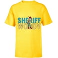 thumbnail image 1 of Disney and Pixar’s Toy Story Sheriff Woody - Short Sleeve T-Shirt for Kids - Customized-Yellow, 1 of 5