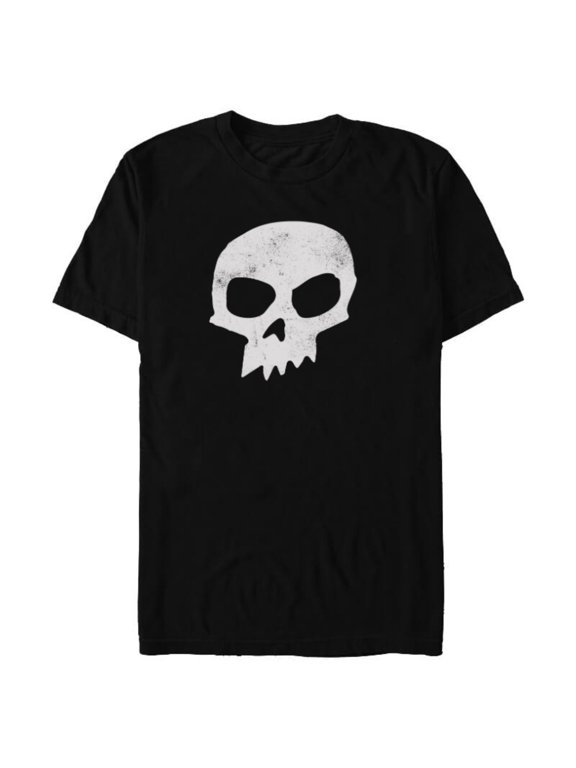 Disney and Pixar's Toy Story Sid Skull Black - Short Sleeve Blended T-Shirt for Adults - Customized-Black