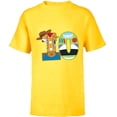 thumbnail image 1 of Disney and Pixar’s Toy Story Tenth Birthday 10 Years Old - Short Sleeve T-Shirt for Kids - Customized-Yellow, 1 of 5