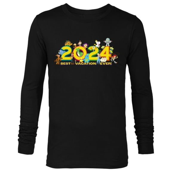 Disney and Pixar’s Toy Story Trip Best Vacation Ever 2024 - Long Sleeve T-Shirt for Men - Customized-Black