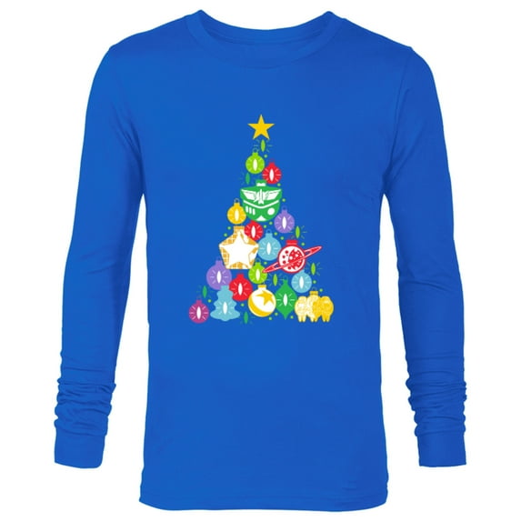 Disney and Pixar’s Toy Story Woody Buzz Ornaments Holiday - Long Sleeve T-Shirt for Men – Customized-Royal
