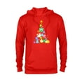 thumbnail image 1 of Disney and Pixar’s Toy Story Woody Buzz Ornaments Holiday - Pullover Hoodie for Adults – Customized-Red Heather, 1 of 5