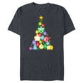 thumbnail image 1 of Disney and Pixar’s Toy Story Woody Buzz Ornaments Holiday - Short Sleeve Blended T-Shirt for Adults – Customized-Navy Heather, 1 of 5