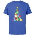 thumbnail image 1 of Disney and Pixar’s Toy Story Woody Buzz Ornaments Holiday - Short Sleeve Cotton T-Shirt for Adults - Customized-Royal Heather, 1 of 5