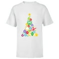 thumbnail image 1 of Disney and Pixar’s Toy Story Woody Buzz Ornaments Holiday - Short Sleeve T-Shirt for Kids – Customized-White, 1 of 5