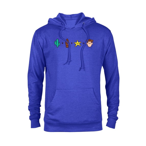 Disney and Pixar’s Toy Story Woody Emoji Code Formula - Pullover Hoodie for Adults - Customized-Royal