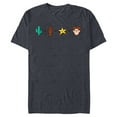thumbnail image 1 of Disney and Pixar’s Toy Story Woody Emoji Code Formula - Short Sleeve Blended T-Shirt for Adults - Customized-Navy Heather, 1 of 5