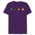 thumbnail image 1 of Disney and Pixar’s Toy Story Woody Emoji Code Formula - Short Sleeve Blended T-Shirt for Adults - Customized-Purple, 1 of 5