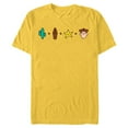 thumbnail image 1 of Disney and Pixar’s Toy Story Woody Emoji Code Formula - Short Sleeve Blended T-Shirt for Adults - Customized-Yellow, 1 of 5
