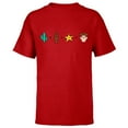 thumbnail image 1 of Disney and Pixar’s Toy Story Woody Emoji Code Formula - Short Sleeve T-Shirt for Kids - Customized-Red, 1 of 5
