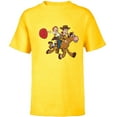 thumbnail image 1 of Disney and Pixar’s Toy Story Woody Jessie Bullseye - Short Sleeve T-Shirt for Kids - Customized-Yellow, 1 of 5