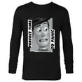 thumbnail image 1 of Disney and Pixar’s Toy Story Woody Perfect Time to Panic - Long Sleeve T-Shirt for Men - Customized-Black, 1 of 5