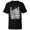 thumbnail image 1 of Disney and Pixar’s Toy Story Woody Perfect Time to Panic - Short Sleeve T-Shirt for Kids - Customized-Black, 1 of 5