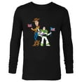 thumbnail image 1 of Disney and Pixar’s Toy Story Woody and Buzz Fourth of July - Long Sleeve T-Shirt for Men - Customized-Black, 1 of 5