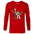 thumbnail image 1 of Disney and Pixar’s Toy Story Woody and Buzz Fourth of July - Long Sleeve T-Shirt for Men - Customized-New Red, 1 of 5