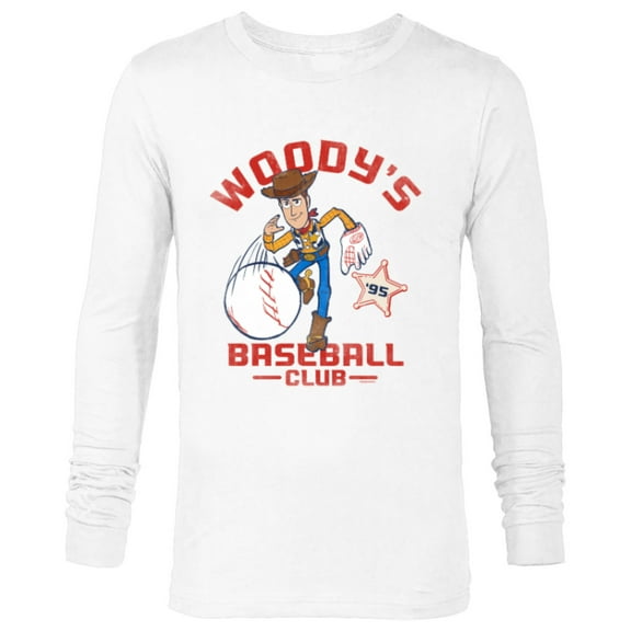 Disney and Pixar’s Toy Story Woody’s Baseball Club 95 Sports - Long Sleeve T-Shirt for Men - Customized-White