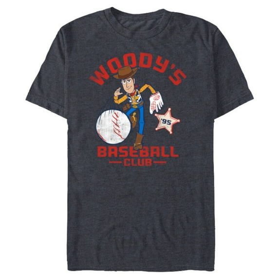 Disney and Pixar’s Toy Story Woody’s Baseball Club 95 Sports - Short Sleeve Blended T-Shirt for Adults - Customized-Navy Heather