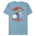 thumbnail image 1 of Disney and Pixar’s Toy Story Woody’s Baseball Club 95 Sports - Short Sleeve Blended T-Shirt for Adults - Customized-Ocean Blue, 1 of 5