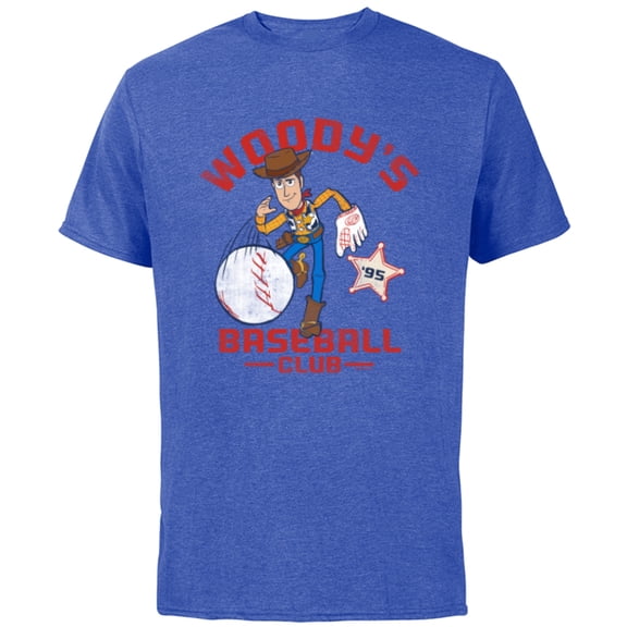 Disney and Pixar’s Toy Story Woody’s Baseball Club 95 Sports - Short Sleeve Cotton T-Shirt for Adults - Customized-Royal Heather