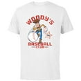 thumbnail image 1 of Disney and Pixar’s Toy Story Woody’s Baseball Club 95 Sports - Short Sleeve Cotton T-Shirt for Adults - Customized-White, 1 of 5