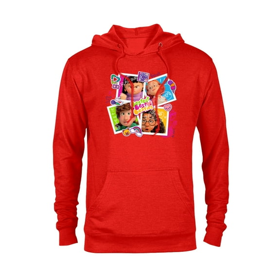 Disney and Pixar’s Turning Red Bestest Best Besties - Pullover Hoodie for Adults - Customized-Red Heather