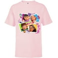thumbnail image 1 of Disney and Pixar’s Turning Red Bestest Best Besties - Short Sleeve T-Shirt for Kids - Customized-Soft Pink, 1 of 5