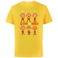 thumbnail image 1 of Disney and Pixar’s Turning Red Day with Mei - Short Sleeve Cotton T-Shirt for Adults - Customized-Sunflower, 1 of 5