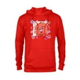 thumbnail image 1 of Disney and Pixar’s Turning Red Fluffy Cute ‘90s Panda Mei - Pullover Hoodie for Adults - Customized-Red, 1 of 5