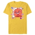 thumbnail image 1 of Disney and Pixar’s Turning Red Fluffy Cute ‘90s Panda Mei - Short Sleeve Blended T-Shirt for Adults - Customized-Yellow, 1 of 5