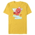 thumbnail image 1 of Disney and Pixar’s Turning Red Fluffy Cute Mei Panda Power - Short Sleeve Blended T-Shirt for Adults - Customized-Yellow, 1 of 5