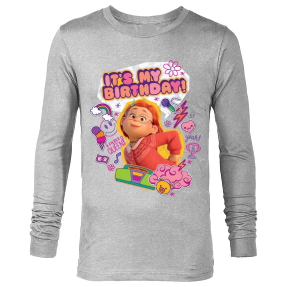 Disney and Pixar’s Turning Red It’s My Birthday Mei Lee - Long Sleeve T-Shirt for Men - Customized-Athletic Heather