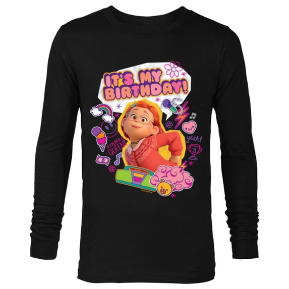 Disney and Pixar’s Turning Red It’s My Birthday Mei Lee - Long Sleeve T-Shirt for Men - Customized-Black
