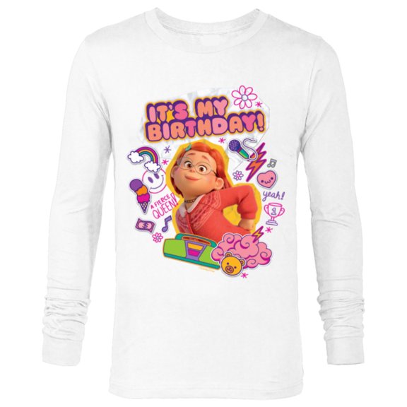 Disney and Pixar’s Turning Red It’s My Birthday Mei Lee - Long Sleeve T-Shirt for Men - Customized-White